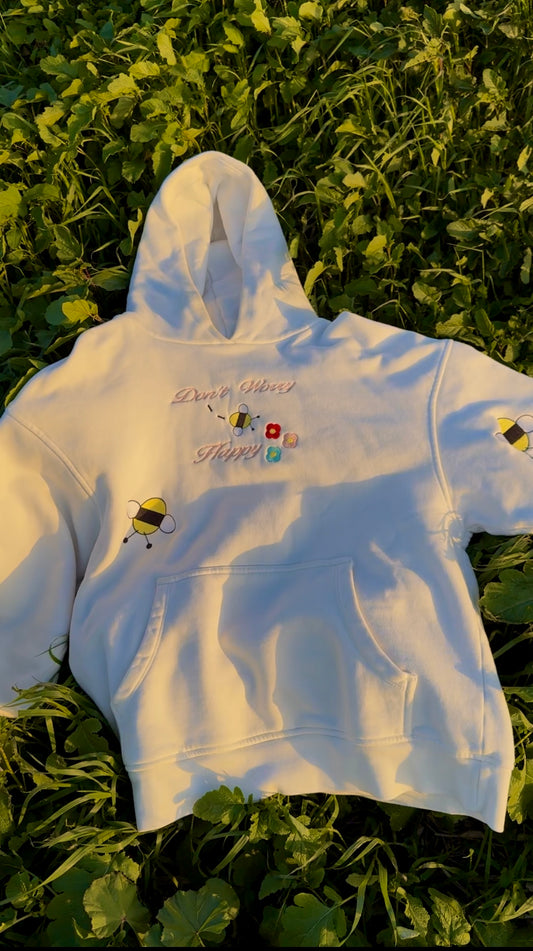 "Bee" Happy hoodie